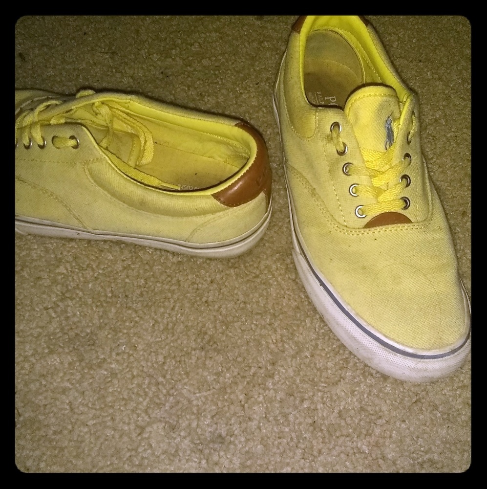Polo yellow shoes